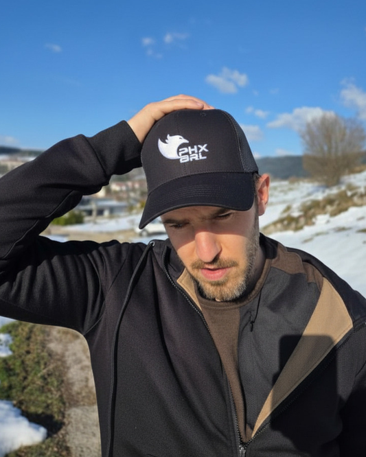 DAEMON — Casquette Curve Trucker Phoenix Barbell