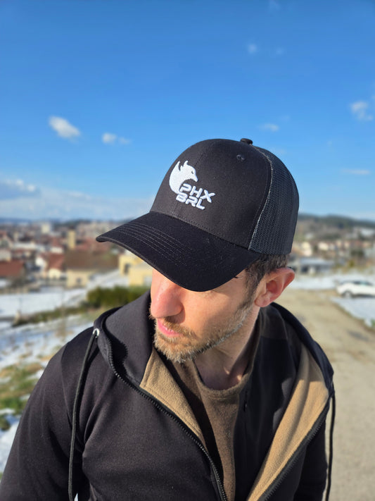 DAEMON — Casquette Curve Trucker Phoenix Barbell