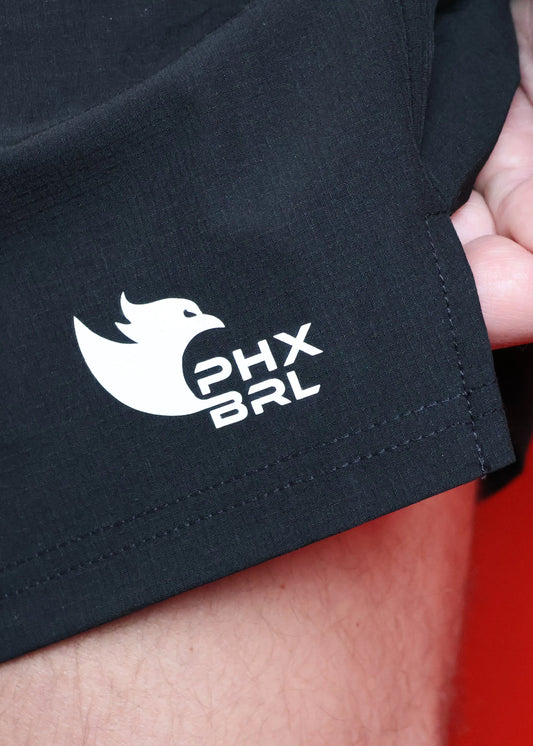 Détail finition et matière du short homme VULKAN Phoenix Barbell